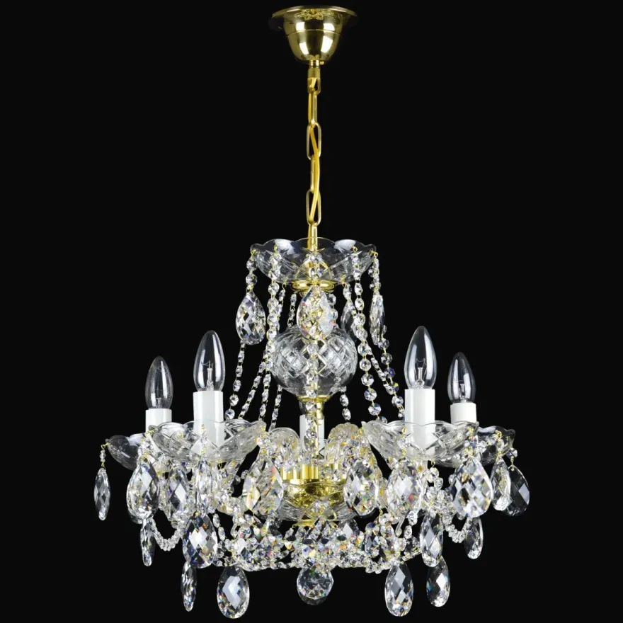Casa Padrino Luxus Barock Kristall Tischleuchte Gold 53 x 28 x H. 41 cm - Prunkvolle Messing Tischleuchte mit böhmischem Kristallglas - Barock Möbel - Edel & Prunkvoll
