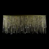 Casa Padrino Luxus Barock Kristall Wandleuchte Gold 140 x 30 x H. 50 cm - Prunkvolle Messing Wandleuchte mit böhmischem Kristallglas - Barock Möbel - Edel & Prunkvoll