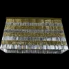 Casa Padrino Luxus Barock Kristall Wandleuchte Gold 150 x 45 x H. 80 cm - Prunkvolle Messing Wandleuchte mit böhmischem Kristallglas - Barock Möbel - Edel & Prunkvoll