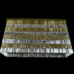 Casa Padrino Luxus Barock Kristall Wandleuchte Gold 150 x 45 x H. 80 cm - Prunkvolle Messing Wandleuchte mit böhmischem Kristallglas - Barock Möbel - Edel & Prunkvoll
