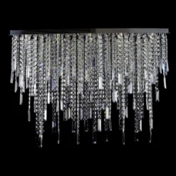 Casa Padrino Luxus Barock Kristall Wandleuchte Silber 100 x 20 x H. 70 cm - Prunkvolle Messing Wandleuchte mit böhmischem Kristallglas - Barock Möbel - Edel & Prunkvoll