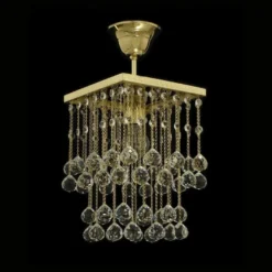 Casa Padrino Luxus Barock Kristall Wandleuchte Gold 15 x 15 x H. 25 cm - Prunkvolle Messing Wandleuchte mit böhmischem Kristallglas - Barock Möbel - Edel & Prunkvoll