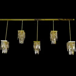 Casa Padrino Luxus Barock Kristall Kronleuchter Gold Ø 95 x H. 120 cm - Prunkvolle Messing Kronleuchter mit böhmischem Kristallglas - Barock Möbel - Edel & Prunkvoll