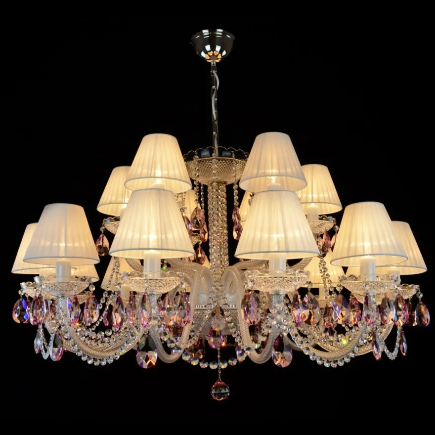 Casa Padrino Luxus Barock Kristall Deckenleuchte Silber Ø 105 x H. 56 cm - Prunkvolle Messing Deckenleuchte mit böhmischem Kristallglas - Barock Möbel - Edel & Prunkvoll