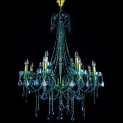 Casa Padrino Luxus Barock Kristall Kronleuchter Gold Ø 80 x H. 107 cm - Prunkvolle Messing Kronleuchter mit böhmischem Kristallglas - Barock Möbel - Edel & Prunkvoll
