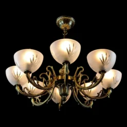Casa Padrino Luxus Barock Kristall Deckenleuchte Gold Ø 66 x H. 27 cm - Prunkvolle Messing Deckenleuchte mit böhmischem Kristallglas - Barock Möbel - Edel & Prunkvoll