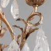 Casa Padrino Luxus Barock Kronleuchter Bronze Ø 93 x H. 136 cm - Handgefertigter Schmiedeeisen Kronleuchter mit edlen venezianischem Kristallglas Behängen in Tropfenform