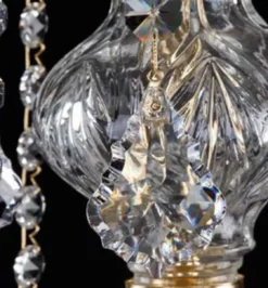 Casa Padrino Luxus Barock Kronleuchter mit böhmischen Kristallglas Gold Ø 64 cm