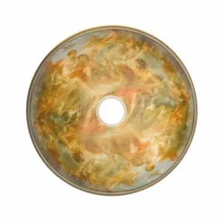 Casa Padrino Luxus Barock Kronleuchter Messing mit Patina Ø 101,5 x H. 80 cm