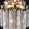 Casa Padrino Luxus Barock LED Wandleuchte Gold 33 x 33 x H. 45 cm - Prunkvolle Wandlampe - Barockstil Wandleuchten - Luxus Qualität