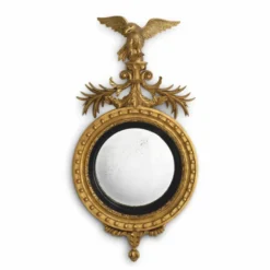 Casa Padrino Luxus Barock Mahagoni Spiegel Antik Gold / Schwarz H. 139 cm