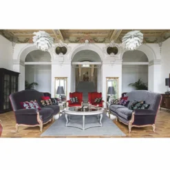Casa Padrino Luxus Barock Massivholz Spiegel Antik Gold H. 200 cm - Made in Italy