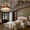Casa Padrino Luxus Barock Massivholz Spiegel Antik Beige / Silber - Prunkvoller Barockstil Wandspiegel - Luxus Möbel im Barockstil - Barock Interior - Luxus Qualität - Made in Italy