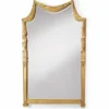 Casa Padrino Luxus Barock Massivholz Spiegel Antik Gold H. 135 cm - Made in Italy