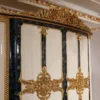 Casa Padrino Luxus Barock Schlafzimmerschrank Weiß / Blau / Gold - Prunkvoller Kleiderschrank im Barockstil - Barock Schlafzimmer & Hotel Möbel - Edel & Prunkvoll