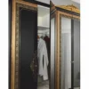 Casa Padrino Luxus Barock Schlafzimmer Schrank Schwarz / Gold 261,4 cm - Barock Schlafzimmer Möbel