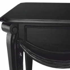 Casa Padrino Luxus Barock Schreibtisch Schwarz 160 cm - Barock Büro Möbel