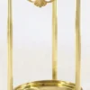 Casa Padrino Luxus Barock Schirmständer Gold Ø 37 x H. 66 cm - Runder Messing Regenschirmständer - Hotel & Restaurant Accessoires