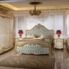 Casa Padrino Luxus Barock Schlafzimmerschrank Weiß / Beige / Gold - Prunkvoller Massivholz Kleiderschrank im Barockstil - Barock Schlafzimmer Möbel - Edel & Prunkvoll