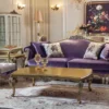 Casa Padrino Luxus Barock Sessel 68 x 68 x H. 112 cm - Prunkvoller Wohnzimmer Sessel mit Blumenmuster - Barock Wohnzimmer Möbel - Luxus Qualität