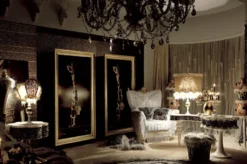 Casa Padrino Luxus Barock Sessel Weiß / Gold - Prunkvoller Wohnzimmer Sessel im Barockstil - Erstklassische Qualität - Made in Italy