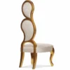 Casa Padrino Luxus Barock Sessel Rechte Seite Silber / Gold H. 142 cm - Barock Möbel
