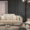 Casa Padrino Luxus Barock Sessel - Handgefertigter Wohnzimmer Sessel im Barockstil - Barock Wohnzimmer & Hotel Möbel - Edel & Prunkvoll