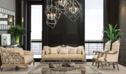 Casa Padrino Luxus Barock Sessel Beige / Gold / Braun / Silber - Wohnzimmer Sessel im Barockstil - Barock Wohnzimmer Möbel - Edel & Prunkvoll