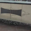 Casa Padrino Luxus Barock Sideboard Creme / Silber / Grau / Gold - Barockstil Massivholz Schrank mit 4 Türen - Luxus Möbel im Barockstil - Barock Möbel - Edel & Prunkvoll