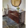 Casa Padrino Luxus Barock Sideboard Dunkelbraun 225 cm - Barockstil Möbel