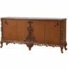 Casa Padrino Luxus Barock Sideboard Braun 213 cm - Prunkvolle Barockstil Möbel