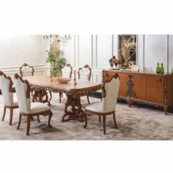Casa Padrino Luxus Barock Sideboard Braun 213 cm - Prunkvolle Barockstil Möbel