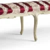 Casa Padrino Luxus Barock Sitzbank Bordeauxrot / Beige / Creme 164 cm - Barock Möbel - Made in Italy