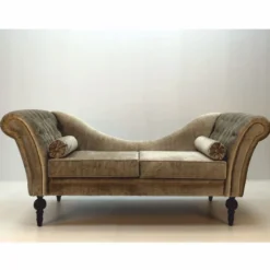 Casa Padrino Luxus Barock Sofa Grau / Schwarz 200 cm - Prunkvolle Barock Möbel