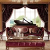 Casa Padrino Luxus Barock Sofa Lila / Braun / Gold - Barockstil Wohnzimmer Sofa mit elegantem Muster - Barock Möbel - Barock Wohnzimmer & Hotel Möbel - Luxus Qualität - Made in Italy