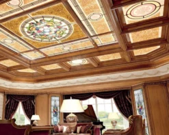 Casa Padrino Luxus Barock Sofa Lila / Braun / Gold - Barockstil Wohnzimmer Sofa mit elegantem Muster - Barock Möbel - Barock Wohnzimmer & Hotel Möbel - Luxus Qualität - Made in Italy