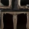 Casa Padrino Luxus Barock Spiegel Set Silber - 2 Handgefertigte Wandspiegel im Barockstil - Barock Möbel