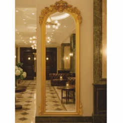 Casa Padrino Luxus Barock Spiegel Gold H. 180 cm - Barock Möbel - Made in Italy