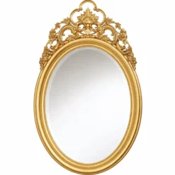 Casa Padrino Luxus Barock Spiegel Gold H. 121 cm - Barock Möbel - Made in Italy