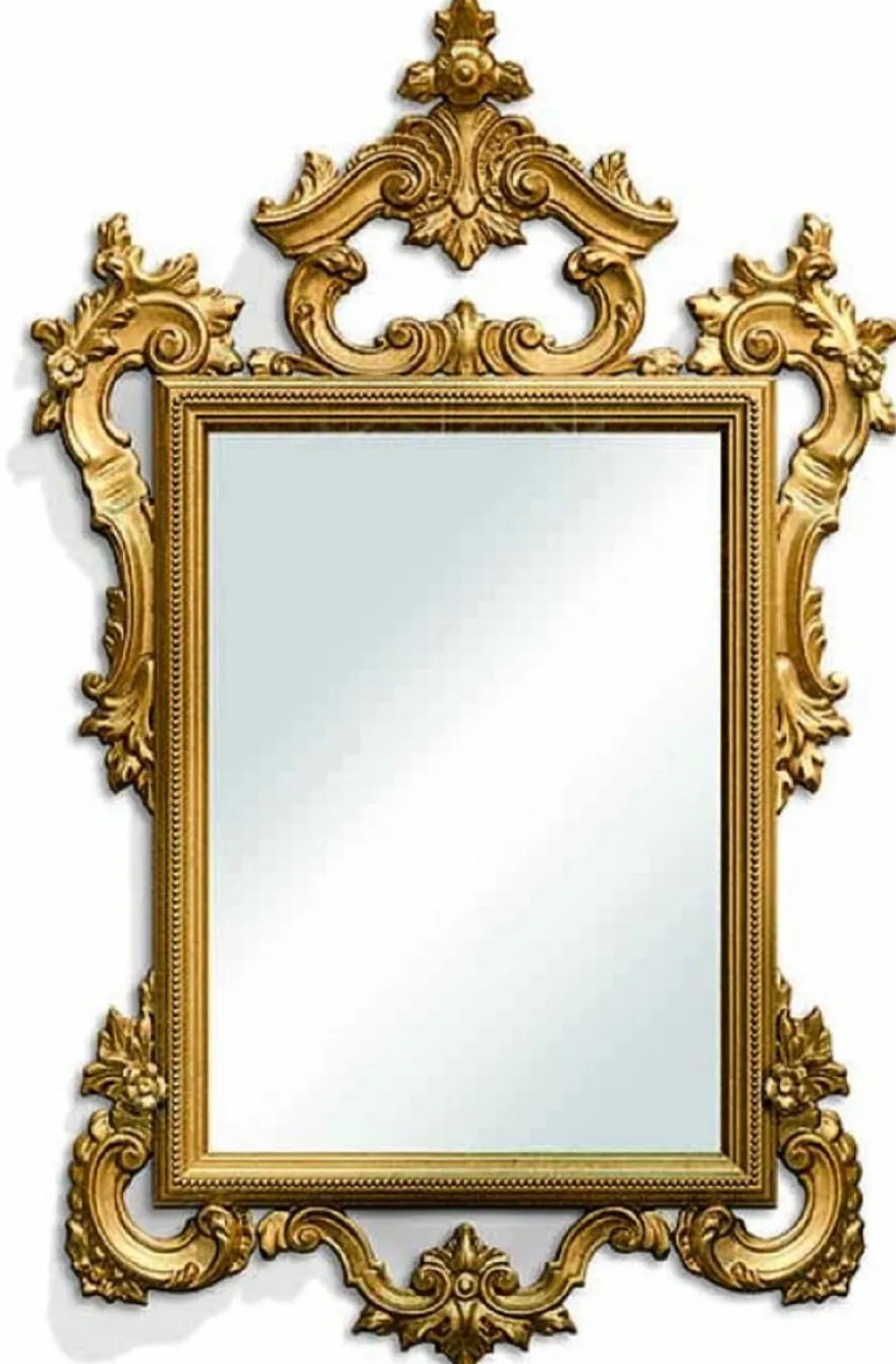 Casa Padrino Luxus Barock Spiegel Gold H. 130 cm - Made in Italy