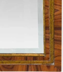 Casa Padrino Luxus Barock Spiegel Braun / Antik Gold 60 x 3 x H. 135 cm - Edler Massivholz Wandspiegel im Barockstil - Barock Möbel