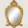 Casa Padrino Luxus Barock Spiegel Gold H. 104 cm - Barock Möbel - Made in Italy