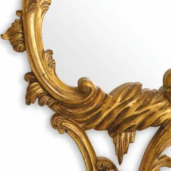 Casa Padrino Luxus Barock Spiegel Set Antik Gold H. 80 cm - Barockstil Möbel