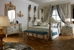 Casa Padrino Luxus Barock Spiegel Gold - Prunkvoller italienischer Barockstil Wandspiegel - Luxus Möbel im Barockstil - Prunkvolle Barock Möbel - Made in Italy - Luxus Barock Interior