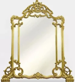 Casa Padrino Luxus Barock Spiegel Gold - Prunkvoller Barockstil Wandspiegel - Handgefertigte Luxus Möbel im Barockstil - Prunkvolle Barock Möbel - Edel & Prunkvoll