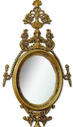 Casa Padrino Luxus Barock Spiegel Gold H. 207 cm - Made in Italy