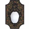 Casa Padrino Luxus Barock Spiegel Bunt / Schwarz H. 99 cm - Barock Möbel - Made in Italy