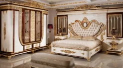 Casa Padrino Luxus Barock Spiegel Braun / Gold H. 130 cm - Barock Möbel
