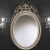 Casa Padrino Luxus Barock Spiegel Silber H. 121 cm - Barock Möbel - Made in Italy