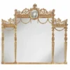 Casa Padrino Luxus Barock Spiegel Gold - Italienischer Barockstil Wandspiegel - Luxus Möbel im Barockstil - Prunkvolle Barock Möbel - Luxus Qualität - Made in Italy